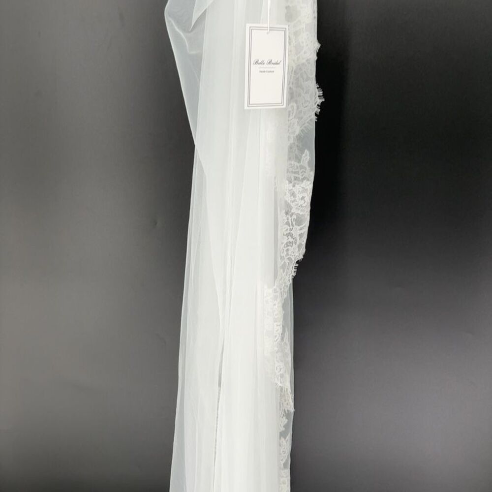 Bella Bridal Mantilla Lace Wedding Veil